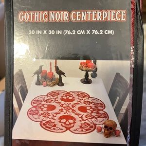 Gothic noir centerpiece.